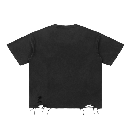 Bloodsworn | Snow Washed Raw Hem