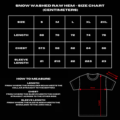 Oni Reaper | Snow Washed Raw Hem