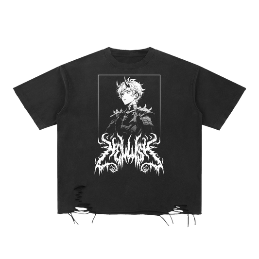 Bloodsworn | Snow Washed Raw Hem