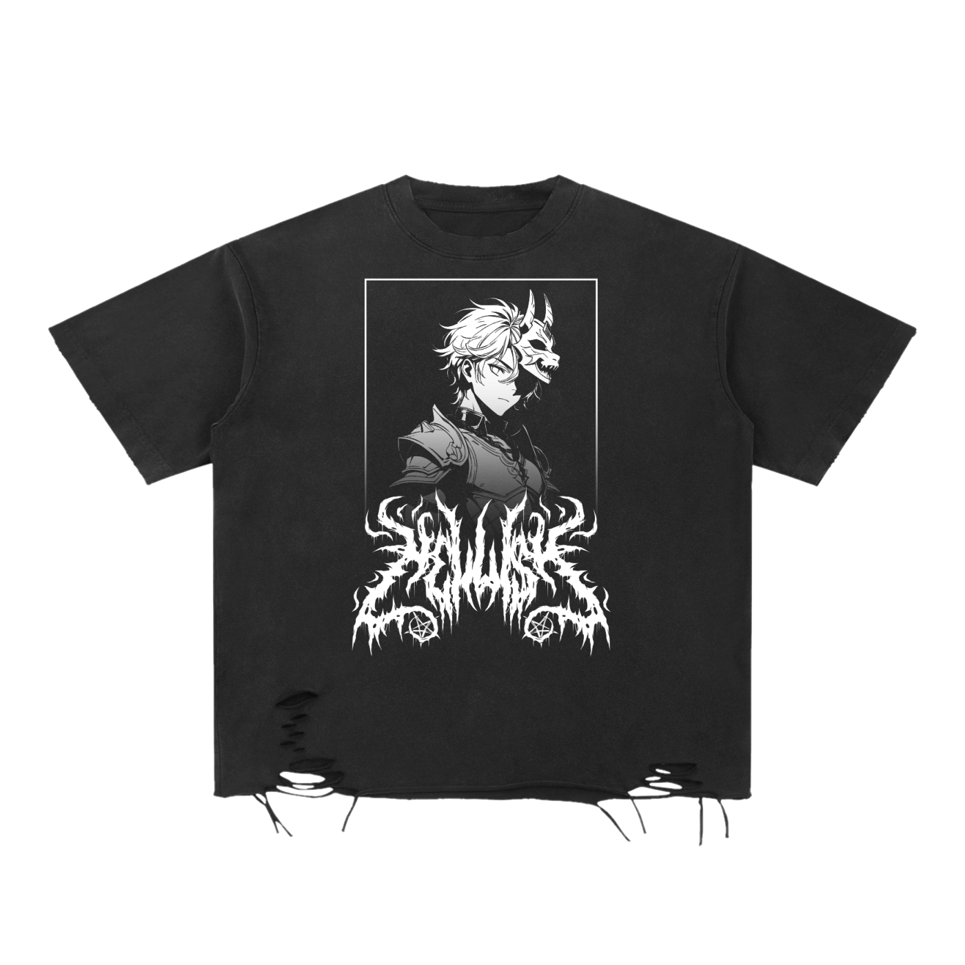 Hollow Soul | Snow Washed Raw Hem