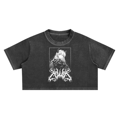 Rot Angel | Snow Washed Cropped