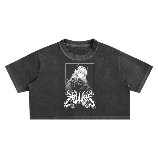 Rot Angel | Snow Washed Cropped