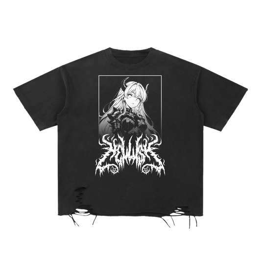 Rot Angel | Snow Washed Raw Hem